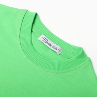 Комплект для девочек (свитшот, брюки), цвет салатовый, рост 110 см