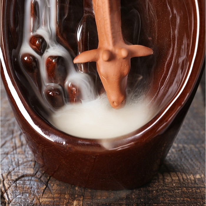 Подставка для благовоний Подставка для благовоний "Жираф на водопое" 22х13см