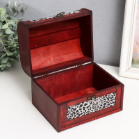 Шкатулка сундучок "Шкура леопарда" набор 3 шт 15х19,5х15 см, 8,5х14х9 см, 6х10х7 см