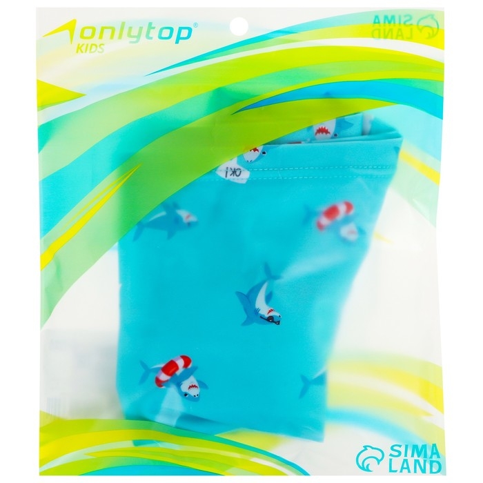 Плавки для плавания ONLYTOP &laquo;Акулы&raquo;, р. 32