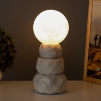 Лампа настольная "Амани" 1х40Вт Е14 белый 11,5х11,5х28см Лампа настольная "Амани" 1х40Вт Е14 белый 11,5х11,5х28см