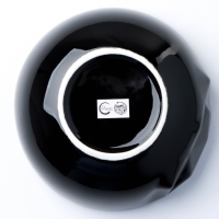 Салатник керамический «Обсидиан», 16.5 х 7 см, 900 мл, цвет чёрный Салатник керамический «Обсидиан», 16.5 х 7 см, 900 мл, цвет чёрный