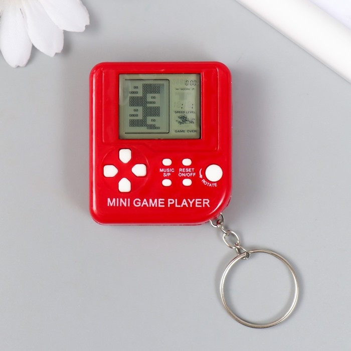 Брелок пластик на кольце Брелок пластик на кольце "Электронная головоломка" МИКС 1,5х5х5,4 см