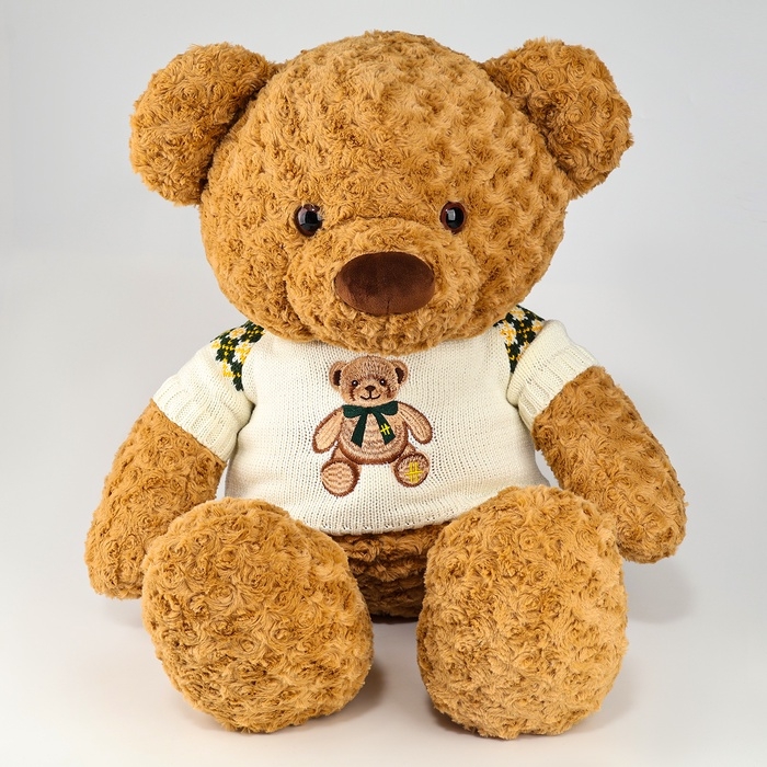 Мягкая игрушка &laquo;Медведь&raquo;, в кофте, 80 см, цвет коричневый