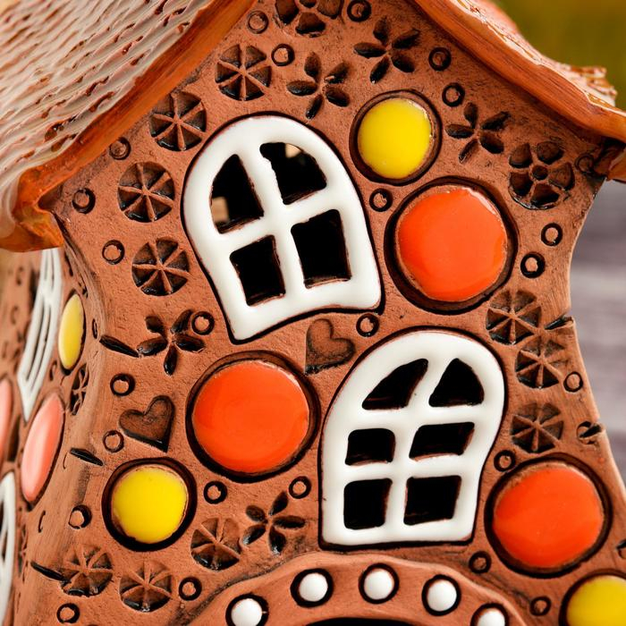 Аромалампа Домик &laquo;Карусель&raquo;, 14 см, ручная работа, микс