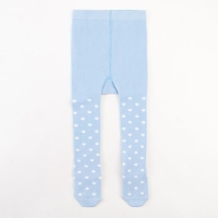 Колготки Крошка Я &laquo;Панда&raquo;, цвет голубой, рост 68-74 см