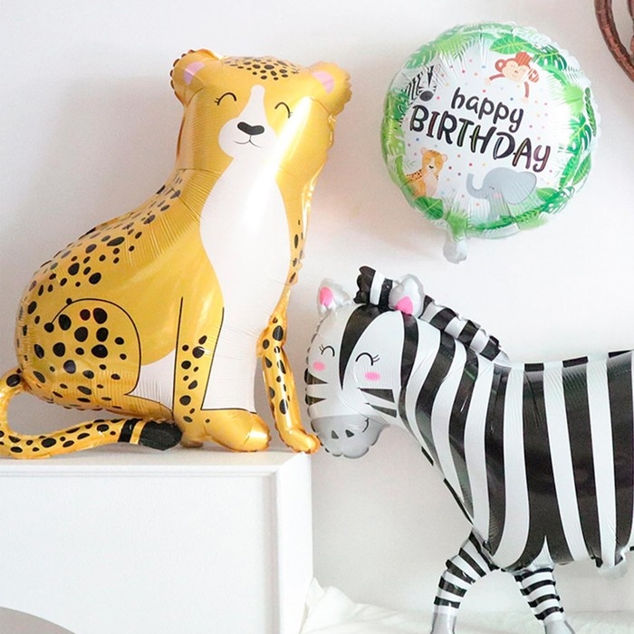 Шар фольгированный 25 Шар фольгированный 25" «Зебра»