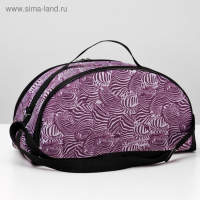 Сумка - переноска для животных, раскладная полукруглая, нейлон, 41 х 20 х 23 см, микс расцветок 4940