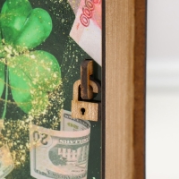 Копилка-шкатулка "Удачи" 14х12х5 см