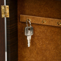 Ключница "Листья" венге 15х21 см МИКС