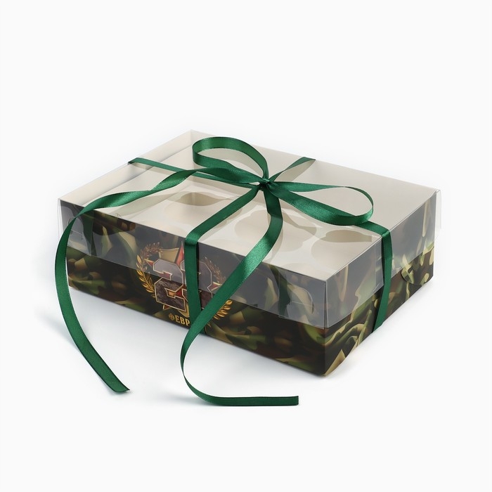 Коробка для капкейка &laquo;Герой&raquo;, 23 &times; 16 &times; 7,5 см