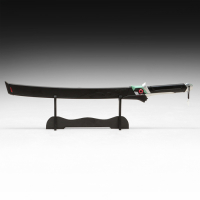 Сувенирное оружие "Катана Хизеши" 75 см, клинок 47 см, чёрная