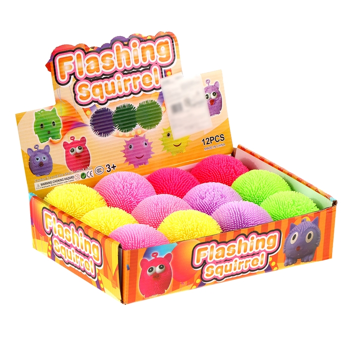 Мялка &laquo;Пушистик&raquo; с пастой, цвета МИКС