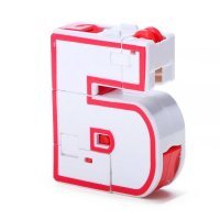 Набор роботов &laquo;Алфавит&raquo;, трансформируется, световые и звуковые эффекты, 6 букв, собираются в 1 робота