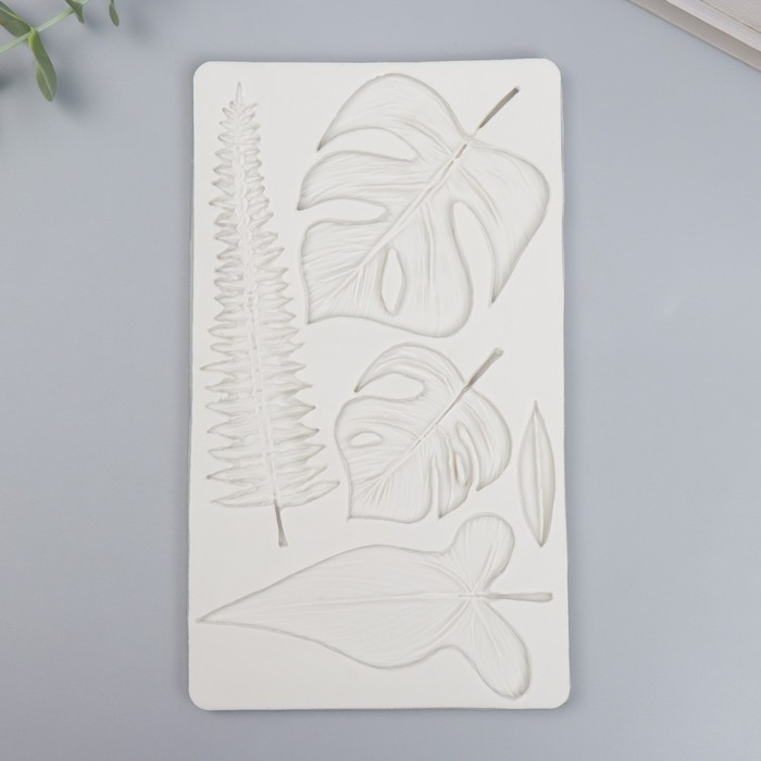 Молд силикон "Пальмовые листья" 5 предметов 20х12,4 см