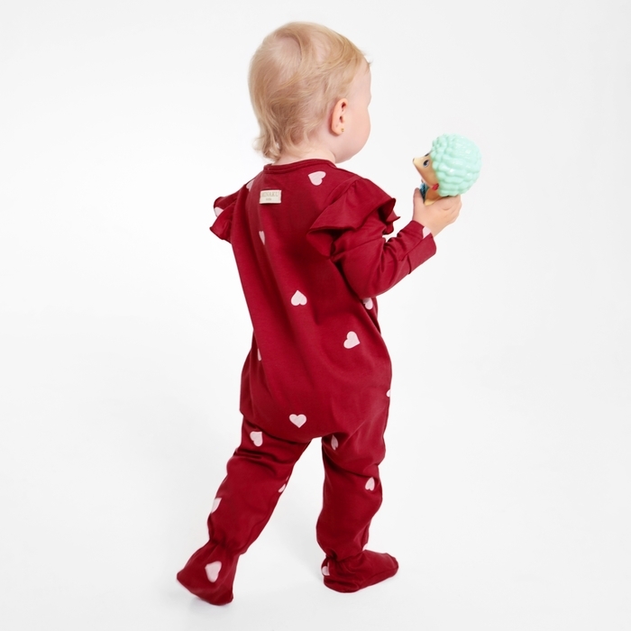 Комбинезон детский MINAKU, цвет красный, рост 74-80 см