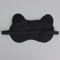 Маска для сна с ушками &laquo;Зефирка&raquo;, 19.3 х 12.5 см, цвет белый