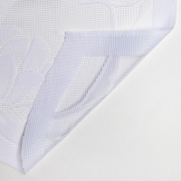 Тюль на кухню со шторной лентой, 160х260 см, цвет белый, 100% полиэстер