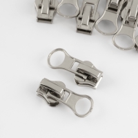 Бегунок автоматический для молнии «Трактор», №5, 10 шт, цвет никель Бегунок автоматический для молнии «Трактор», №5, 10 шт, цвет никель