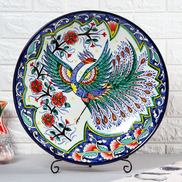 Ляган Риштанская Керамика Ляган Риштанская Керамика "Жар-птица", 41 см