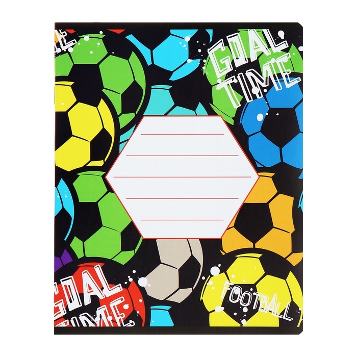 Комплект тетрадей из 10 штук, 12 листов в клетку Calligrata Комплект тетрадей из 10 штук, 12 листов в клетку Calligrata "Футбол", обложка мелованная бумага, ВД-лак, блок офсет, 5 видов по 2 штуки