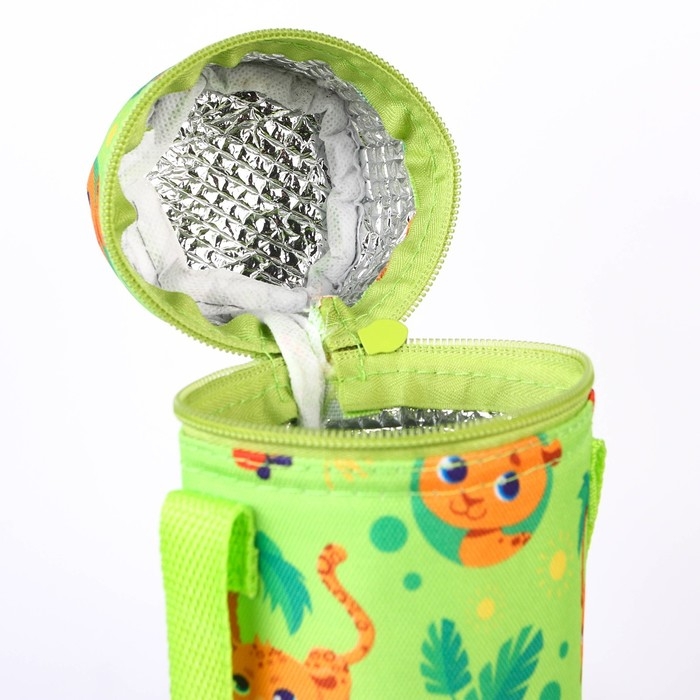 Термо-чехол для бутылочки &laquo;ТРЕНД. Леопард&raquo;, форма тубус