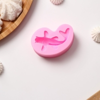 Молд Доляна &laquo;Рыбка&raquo;, силикон, 7,2&times;4,7&times;2,3 см, цвет розовый