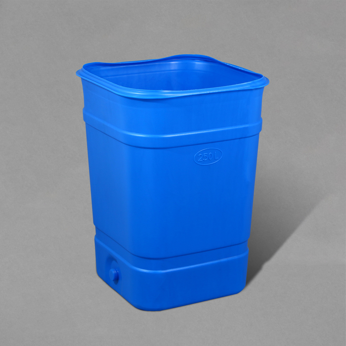 Бочка-бак пищевая &laquo;Помощник&raquo;, 250 л, горловина 61 см, без крышки, цвет МИКС