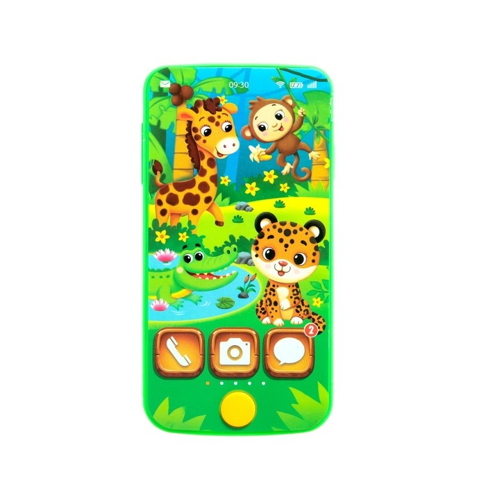 Телефон музыкальный &laquo;Весёлая африка&raquo;, звук, цвета МИКС