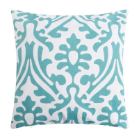 Наволочка декоративная 40х40 см, Monograms mint, 100% хлопок Наволочка декоративная 40х40 см, Monograms mint, 100% хлопок