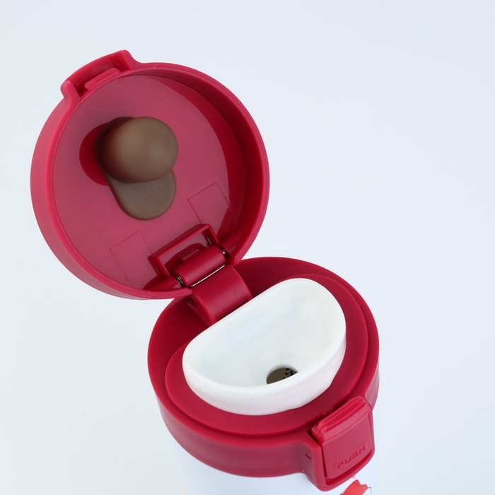 Термостакан с кнопкой Термостакан с кнопкой "Новогодних чудес", 350 мл