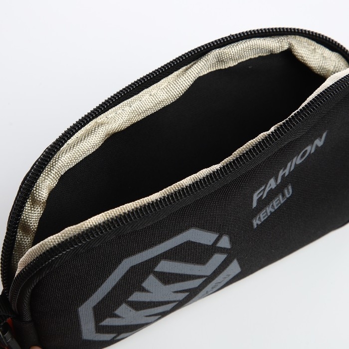 Рюкзак школьный из текстиля на молнии, 3 кармана, сумка, держатель для чемодана, цвет чёрный