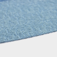 Салфетка сервировочная на стол &laquo;Три полосы&raquo;, 45&times;30 см, цвет голубой