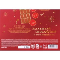 Подарочный набор косметики &laquo;Счастья в Новом Году!&raquo;, гель для душа 300 мл и бомбочки для ванны 4 х 40 г, ЧИСТОЕ СЧАСТЬЕ