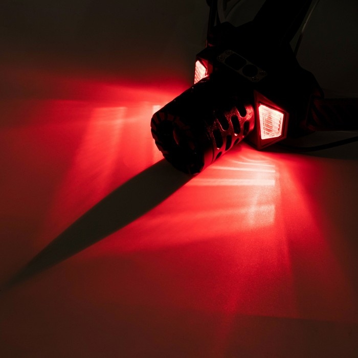 Фонарь налобный аккумуляторный, 50 Вт, 4500 мАч, 2000 лм, XHP, LED, USB, 4 режима Фонарь налобный аккумуляторный, 50 Вт, 4500 мАч, 2000 лм, XHP, LED, USB, 4 режима