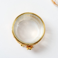 Сахарница «Роза» с ложкой, 200 мл, 9×10 см, цвет золотой Сахарница «Роза» с ложкой, 200 мл, 9×10 см, цвет золотой