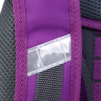 Рюкзак каркасный школьный 38 х 30 х 16 см, эргономичная спинка, Stavia "Котик 3D", сиреневый