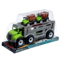 Грузовик инерционный &laquo;Автовоз&raquo;, 3 машинки в комплекте, МИКС