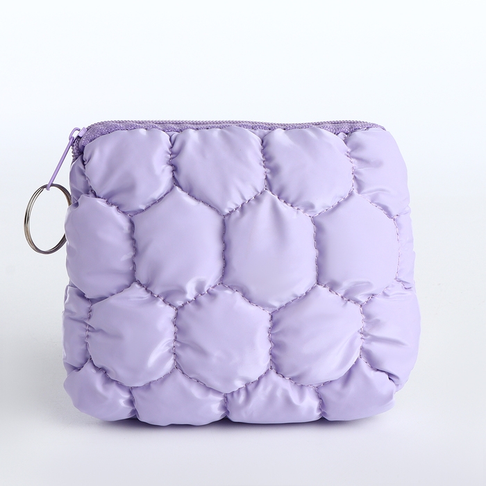 Кошелёк женский на молнии, цвет сиреневый Кошелёк женский на молнии, цвет сиреневый