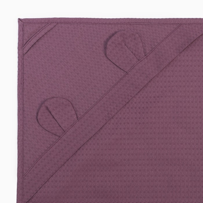 Детский вафельный уголок Экономь и Я 90х90 см, лаванда,100% хлопок, 200 г/м2