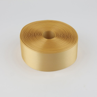 Лента атласная, 50 мм &times; 100 &plusmn; 5 м, цвет светло-золотой