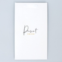 Пакет подарочный под две бутылки, упаковка, &laquo;Present for you&raquo;, 35 х 20 х 9 см