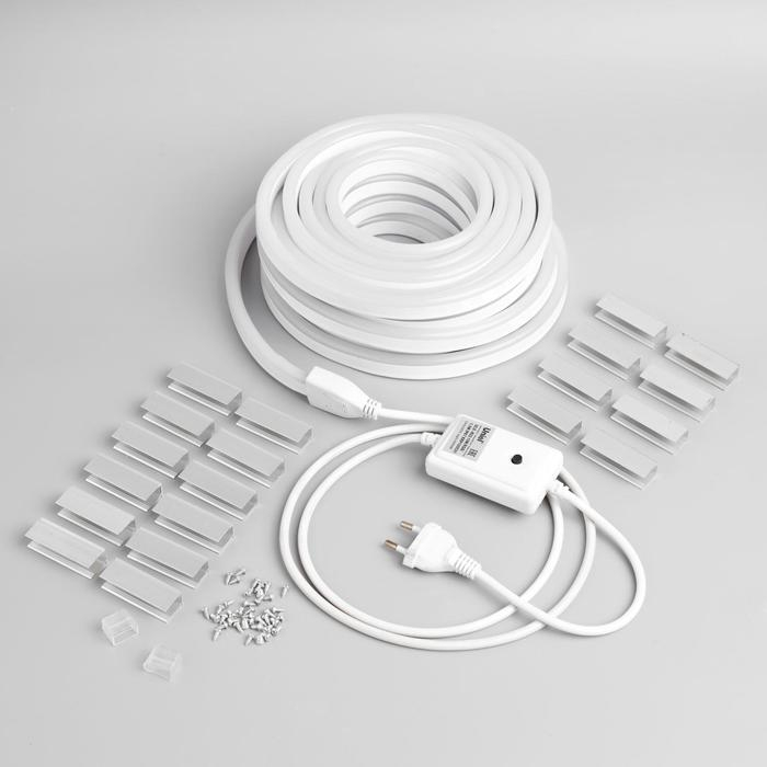 Гибкий неон Uniel 8 × 16 мм, IP67, 10 м, SMD2835, 80 LED/м, 220 В, свечение RGB Гибкий неон Uniel 8 × 16 мм, IP67, 10 м, SMD2835, 80 LED/м, 220 В, свечение RGB