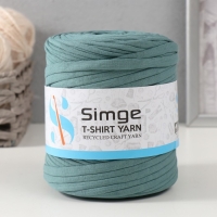 Трикотажная пряжа вторичная 90% хлопок,10% п/э, 100м/450&plusmn;50 гр (полынь) МИКС