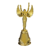 Кубок наградная фигура Ника &laquo;Ты №1&raquo;, пластик, золото, 19,5 х 7,3 см