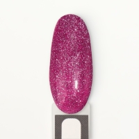 Гель лак для ногтей, &laquo;SHINING STAR&raquo;, светоотражающий, 3-х фазный, 8мл, LED/UV, цвет малиновый (012)