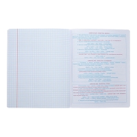 Тетрадь предметная "Неоновые истории", 48 листов в клетку, "Химия", обложка мелованный картон, ВД-лак, неон, блок офсет