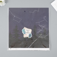 Бумага для скрапбукинга "Доверься звёздам" плотность 180 гр набор 5 шт 30,5х32 см