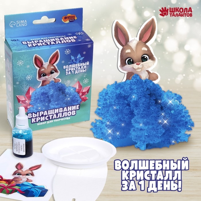 Выращивание кристаллов. Опыты. Лучистый кристалл&laquo;Зайчик&raquo;