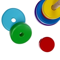 Пирамидка деревянная маленькая &laquo;Круг&raquo;